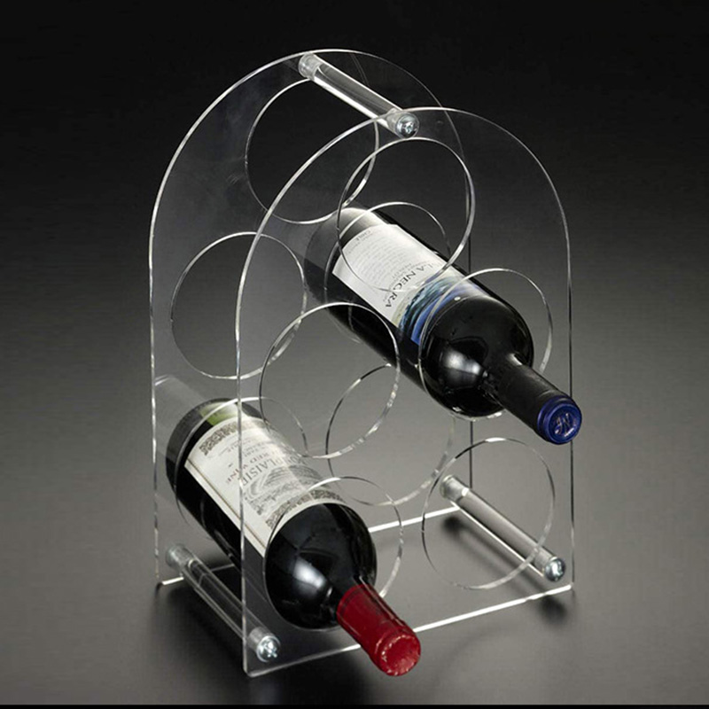 壓克力紅酒展示架加工定制